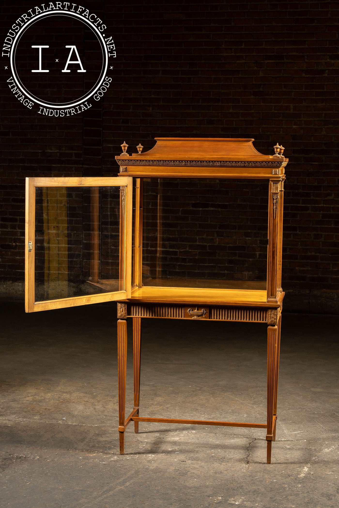 Louis XIV Style Glass Display Case