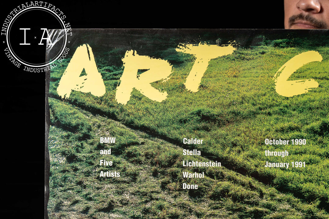 Vintage Original BMW Art Car '90 Posterboard – Industrial Artifacts