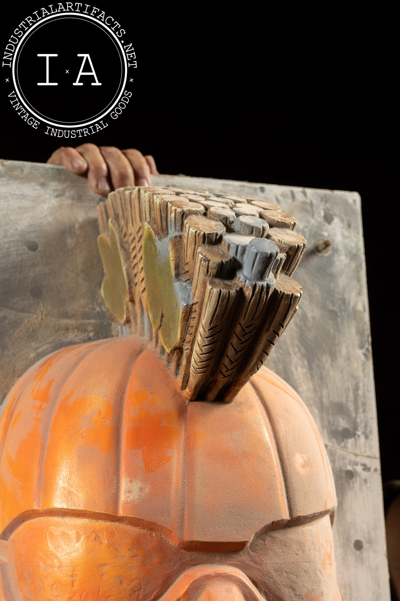 One of a Kind Shock Top Jack-O'-Lantern Beer Sign Master Mold