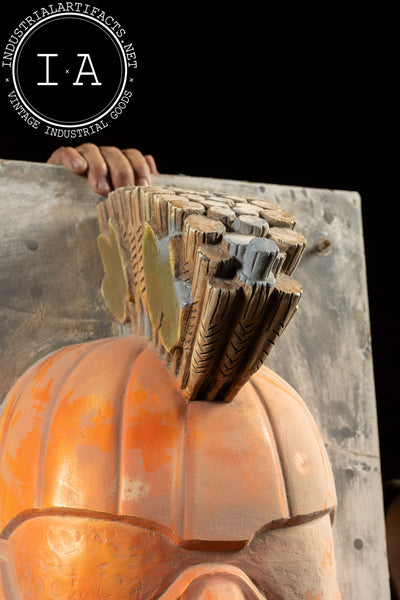 One of a Kind Shock Top Jack-O'-Lantern Beer Sign Master Mold