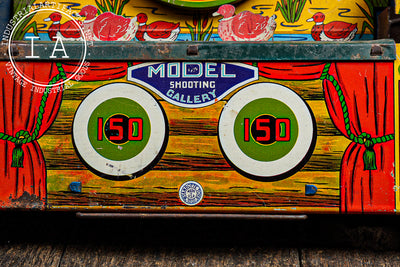 Vintage Wyandotte Model Shooting Gallery Tin Target Game