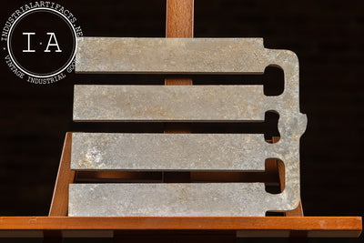 Antique Restroom Sign Foundry Mold