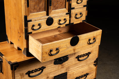 Late 19th Century Japanese Kaidan Tansu Step Chest
