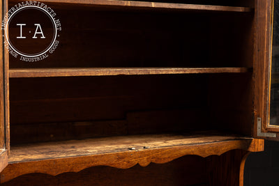 Early Oak Farmhouse Kitchen Hutch