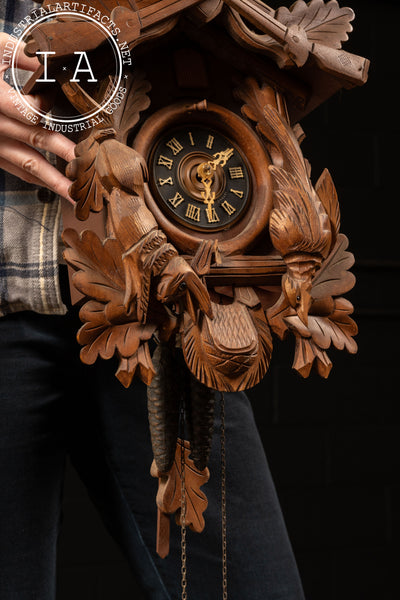Vintage Black Forest 8-Day Cuckoo Clock