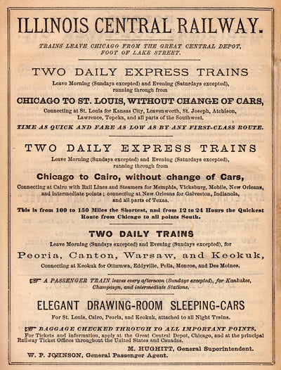 Late 19th Century Louis Sullivan-Inspired Illinois Central Railroad Cast Iron Plaque