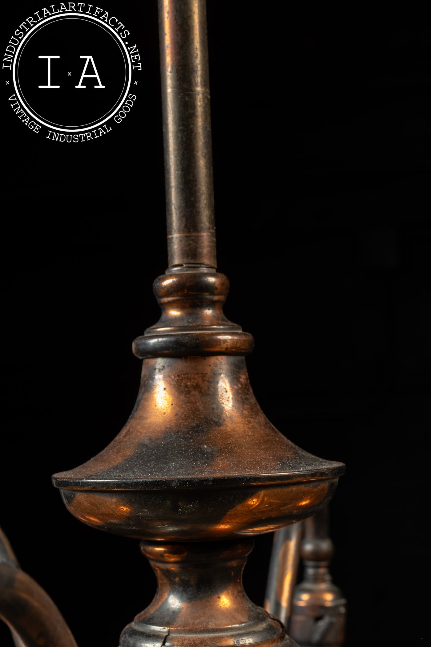 Early 20th Century Japanned Craftsman Lamp