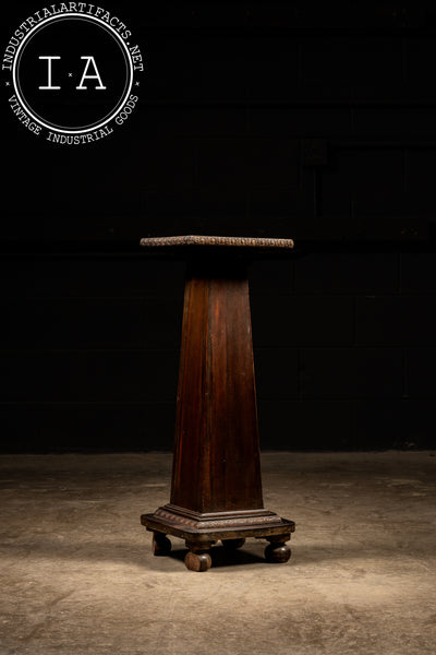 Tapered Wooden Deco Pedestal