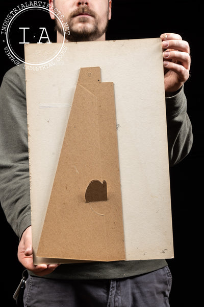 Vintage Grapette Cardboard Standee Sign