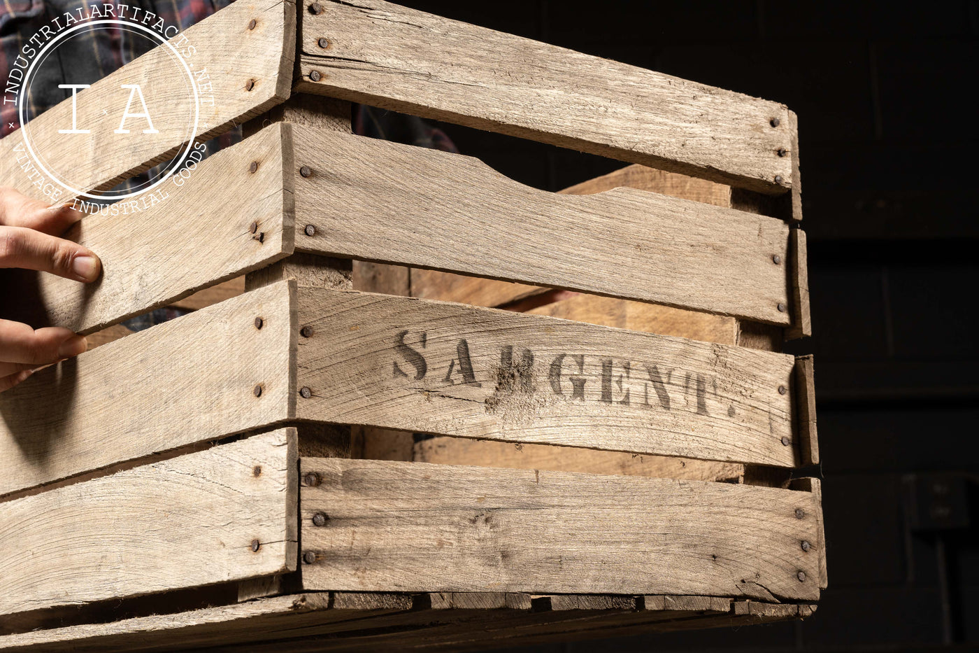 Vintage Sargent Shipping Crate