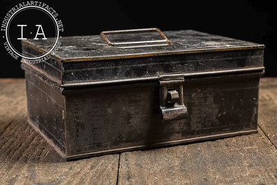 Antique Spice Tin Box with Grater