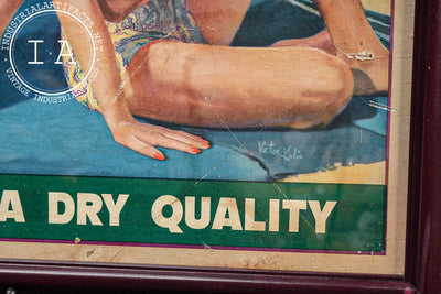 Framed 1965 Canada Dry Spur Cola Advertising Print