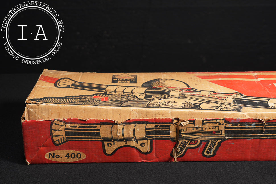 Vintage Cardstock and Plastic Toy Bazooka by Hillan