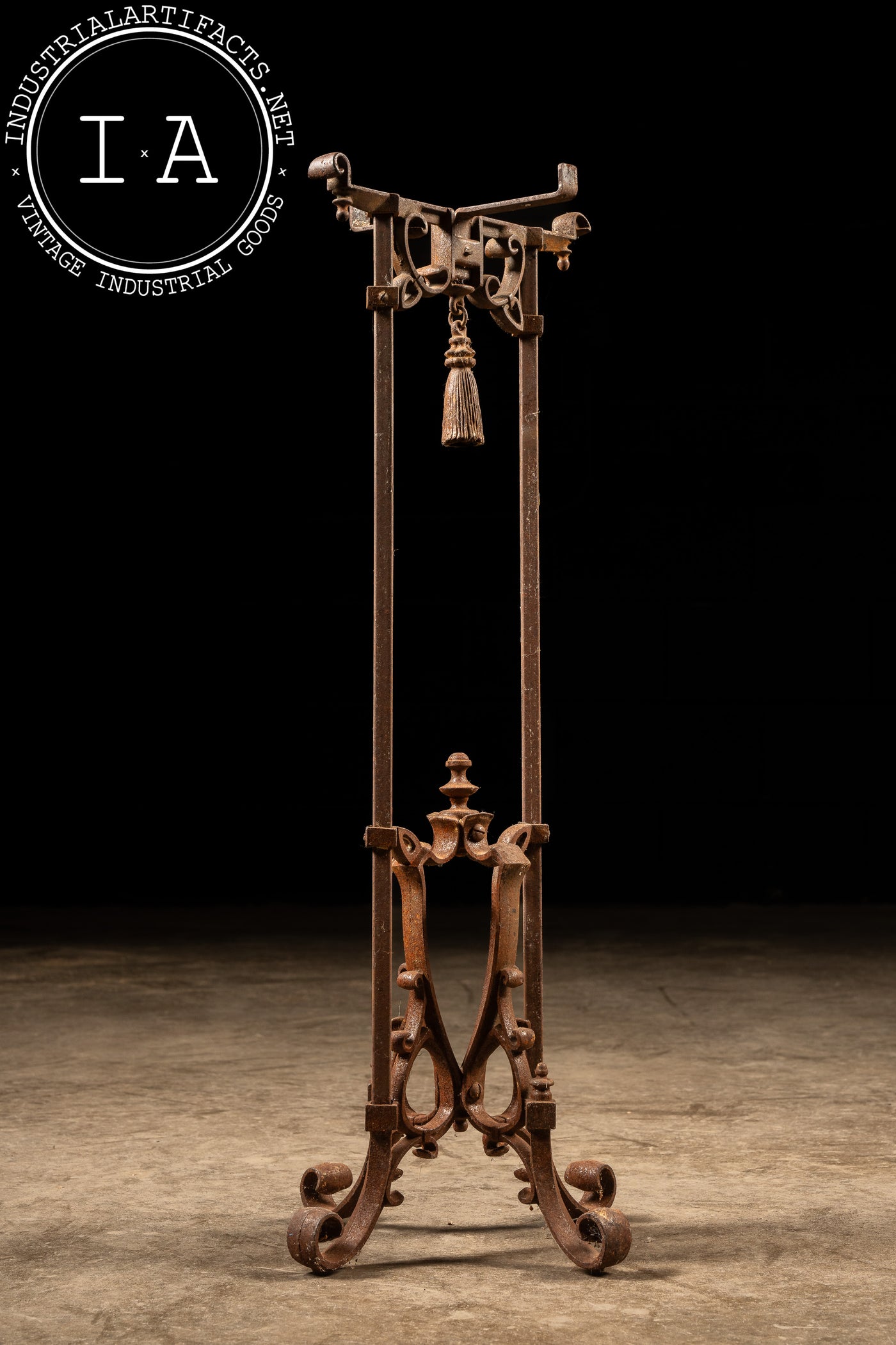 19th Century Wrought Iron Smoking Stand