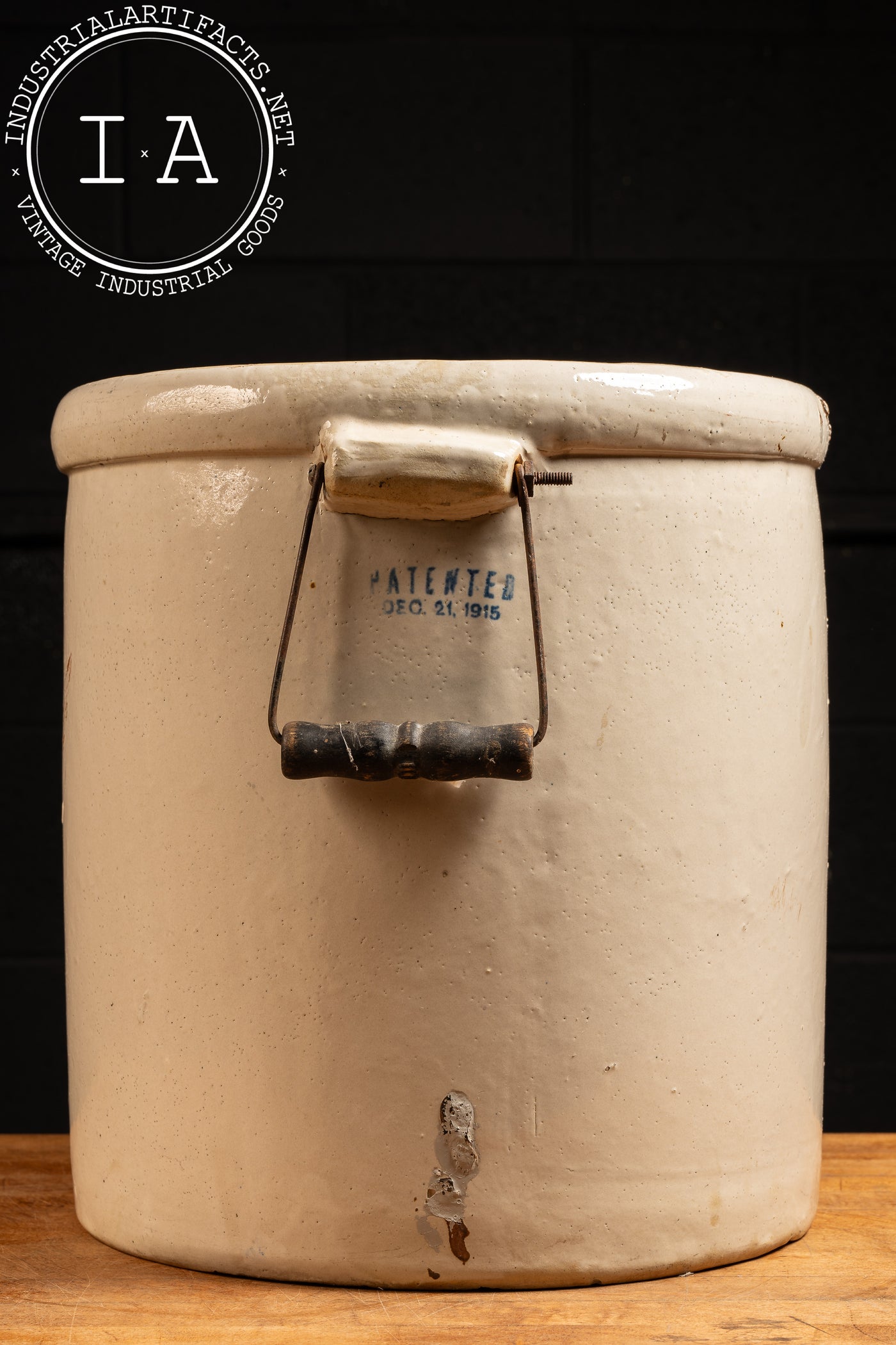 Early 20th Century 5-Gallon Red Wing Crock