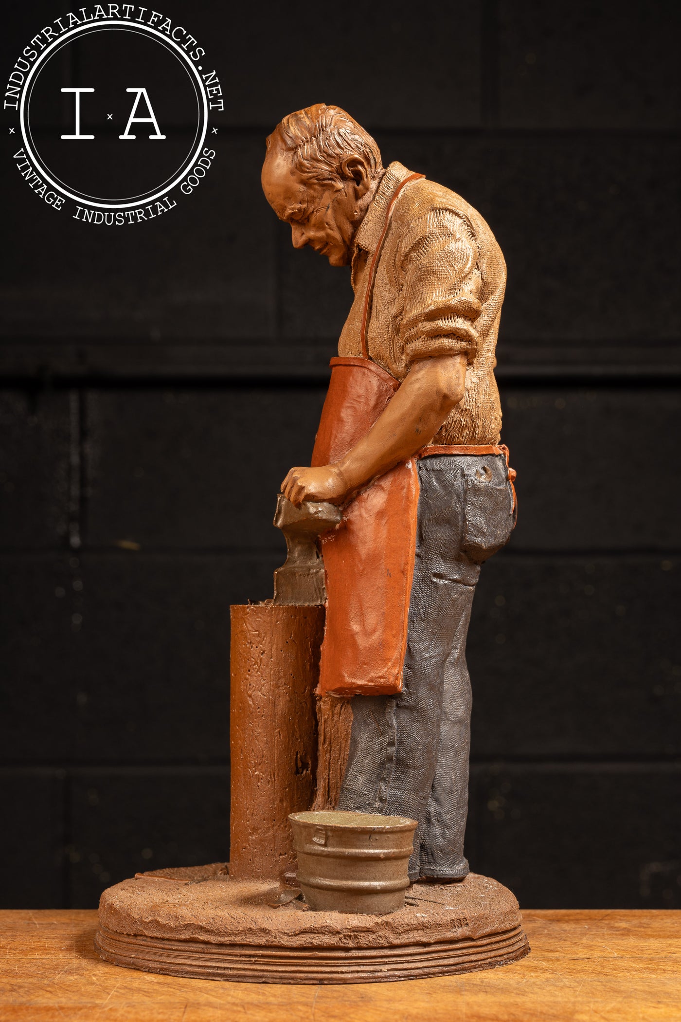 Blacksmith | Vintage Tom Clark Sculpture, Signed and Numbered