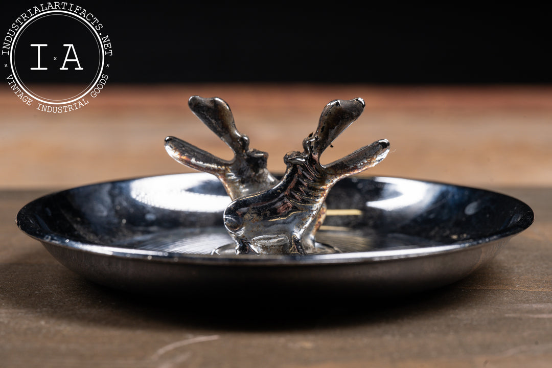 Vintage Chromed Figural Hippo 