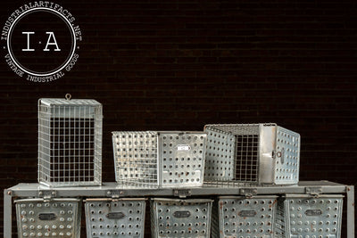 Vintage Steel Swim Locker Set