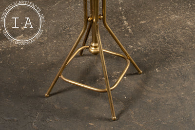 Antique Brass Barbershop Coat Tree