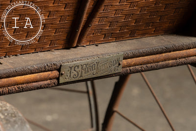 Late 19th Century Oak Baby Carriage by J. S. Ford Johnson