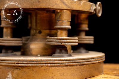 Antique Solid Brass Surveyor Transit