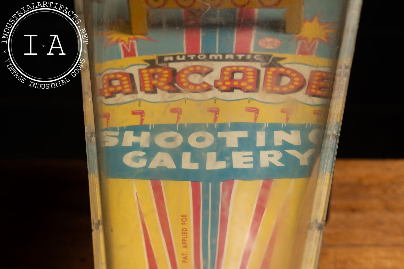 Vintage Tin Litho Shooting Gallery Game