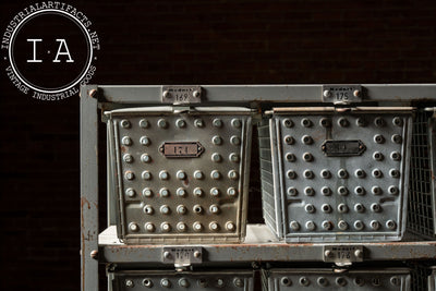 Vintage Steel Swim Locker Set