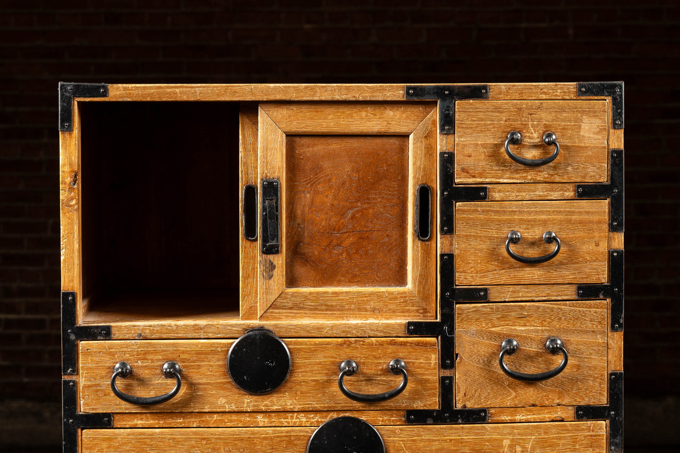Late 19th Century Japanese Kaidan Tansu Step Chest