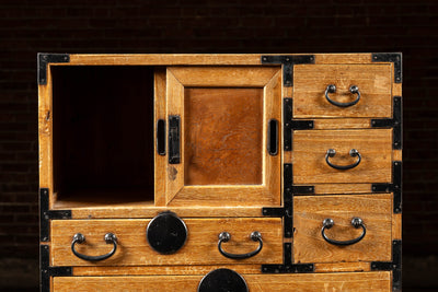 Late 19th Century Japanese Kaidan Tansu Step Chest