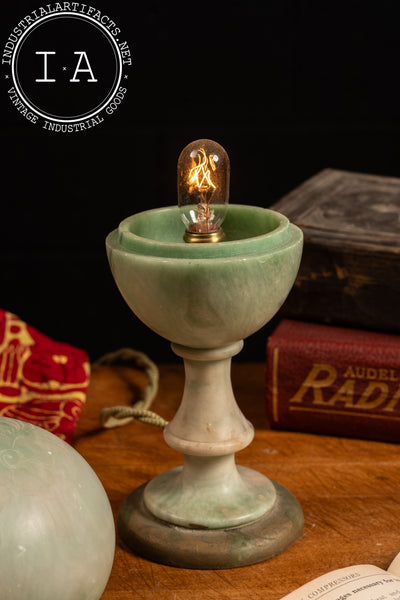 Art Deco Marble Accent Lamp