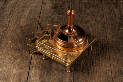 Vintage Miniature Copper and Brass Brewery Vat Model