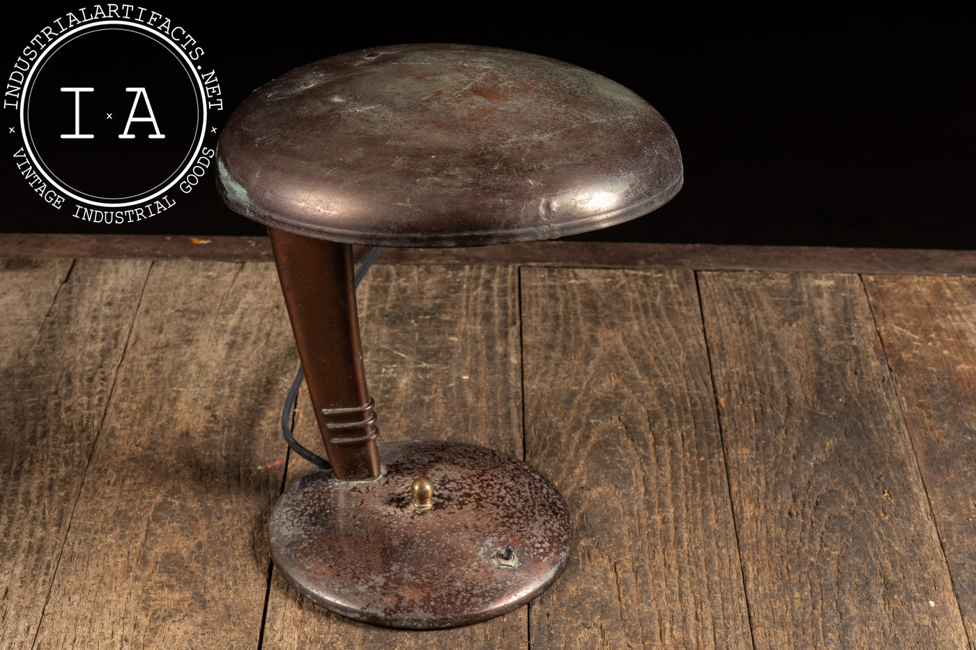 c. 1930 Faries Eye-Saver Cobra Table Lamp