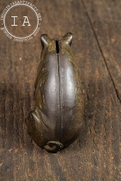 Antique Cast Metal Pig Bank by A. C. Williams