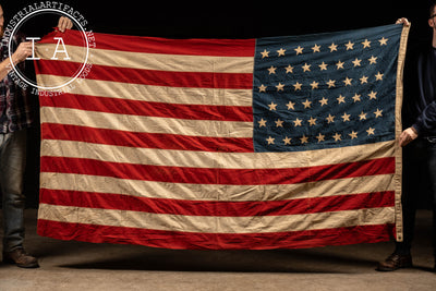 Late 19th Century 45-Star American Flag