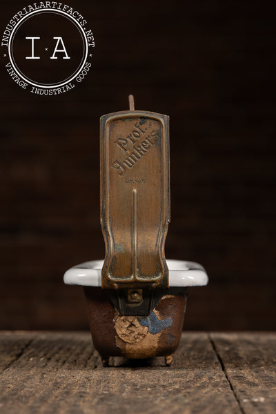 Late 19th Century German Bathub Boiler Salesman Sample by Prof. Junkers