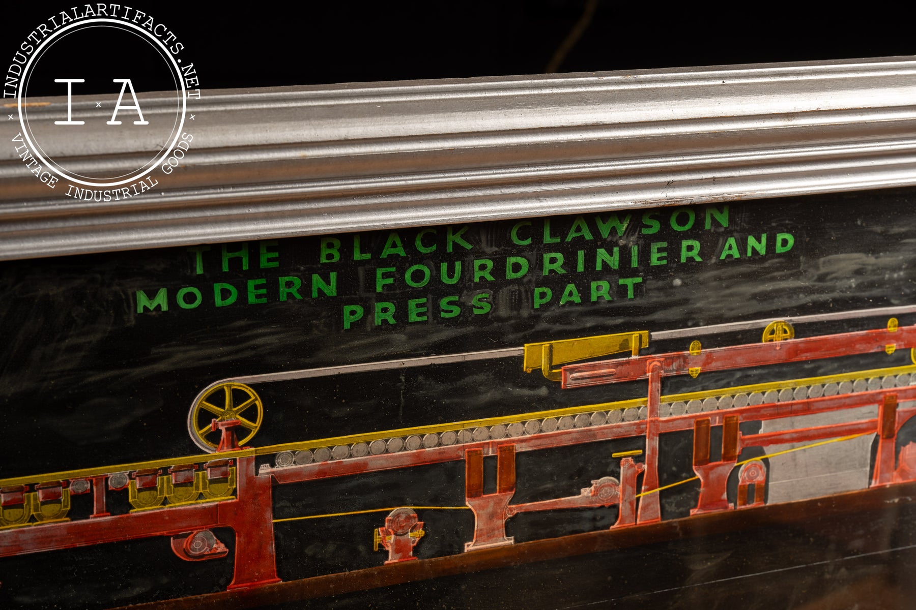 Early 20th Century Lighted ROG Black-Clawson Sign – Industrial Artifacts