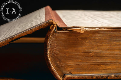 Late 19th Century Ellwood Family Bible - DeKalb, IL