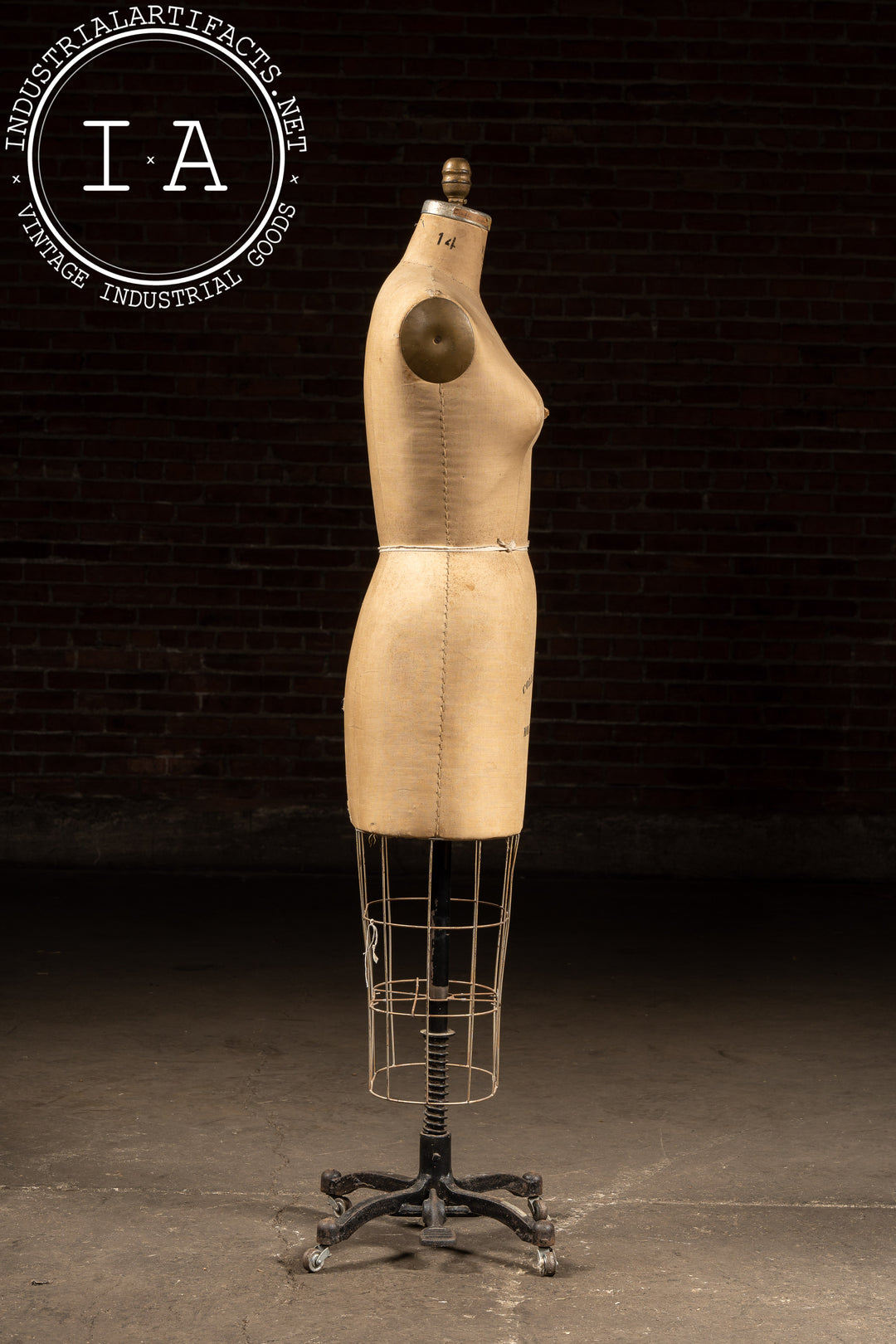 Antique Rolling Dress Form by Wolf – Industrial Artifacts