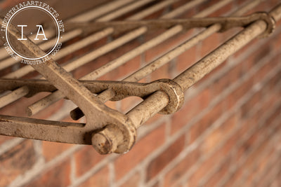 Antique Wall-Mounted Pullman Luggage Rack