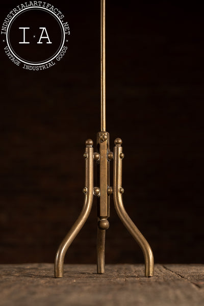 Antique Brass Tabletop Mercantile Display Stand