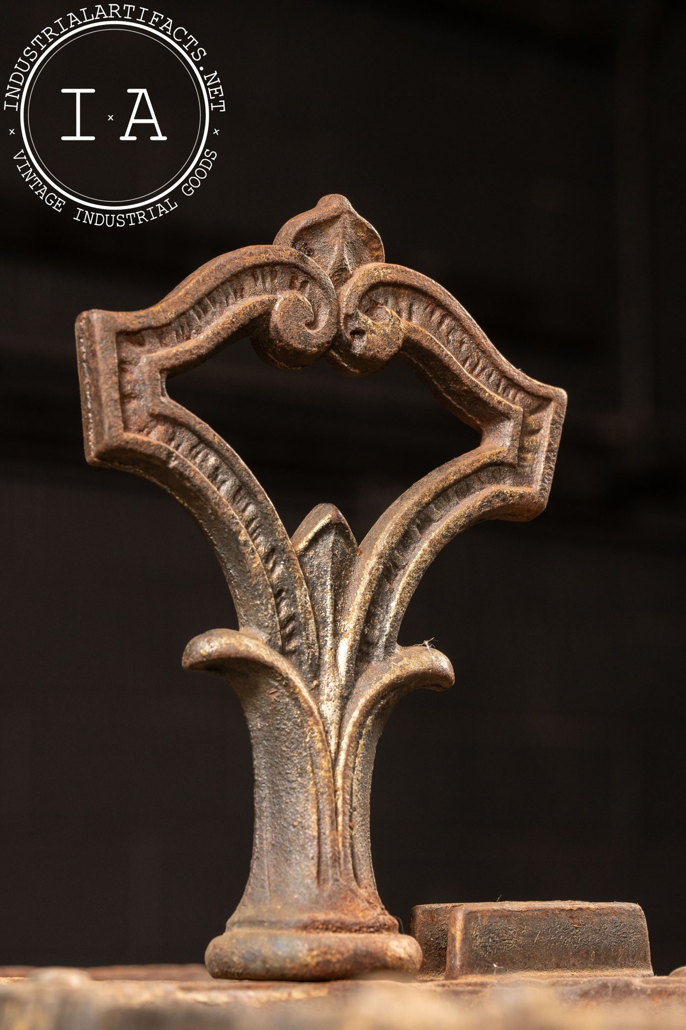 Early 20th Century Cast Iron Ashtray Stand