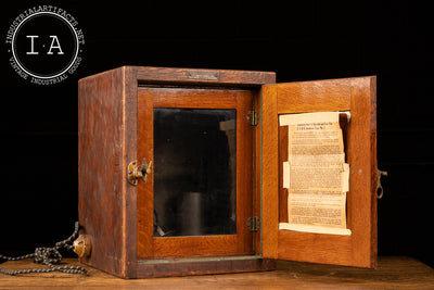 1917 Medical Incubator Cabinet