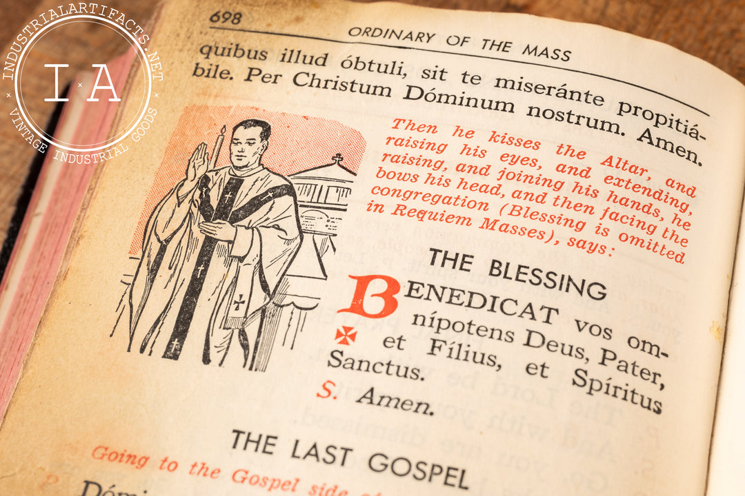 c. 1959 Saint Joseph Daily Missal Book – Industrial Artifacts