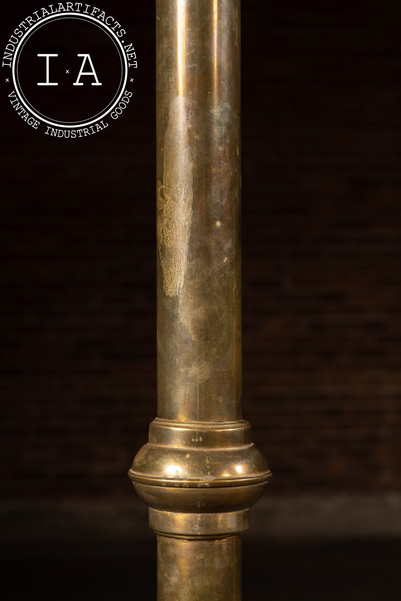 c. 1920 Brass Art Deco Coat Tree