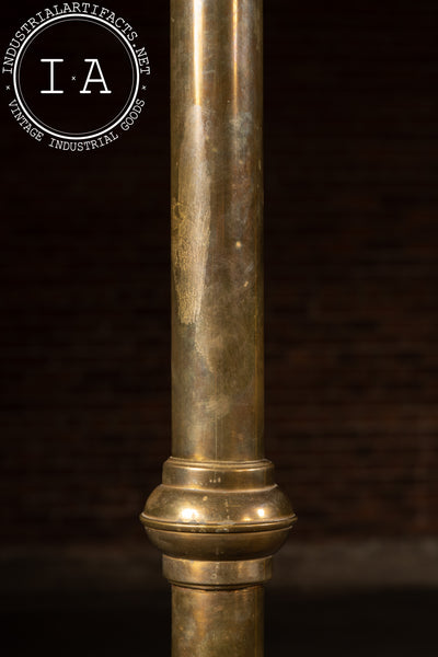 c. 1920 Brass Art Deco Coat Tree