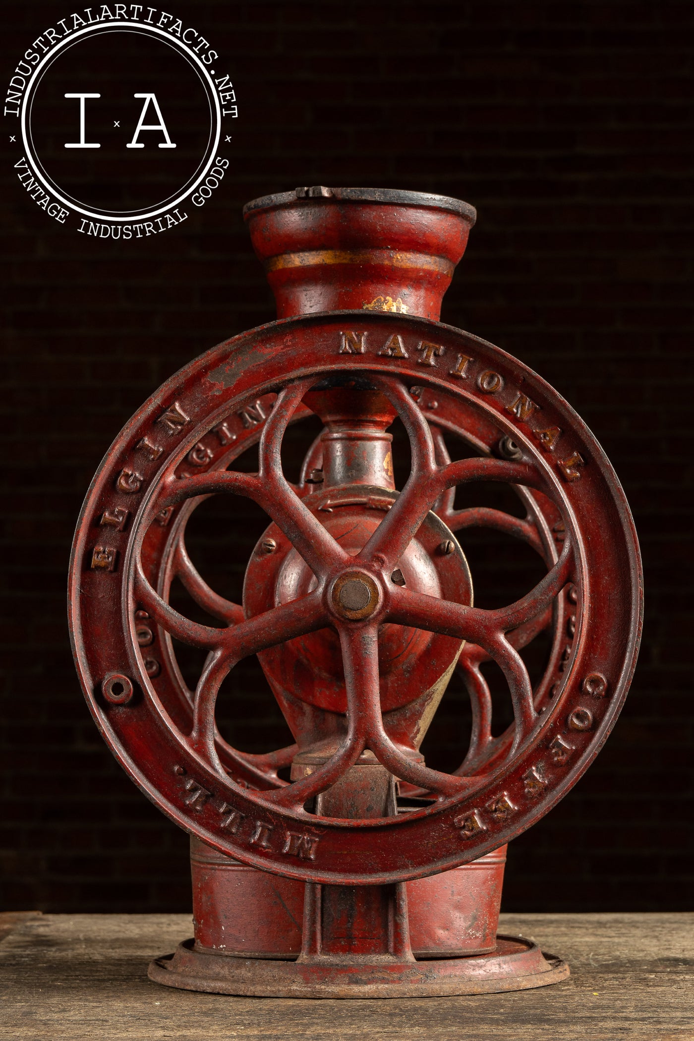 Early 20th Century Coffee Grinder by Elgin National