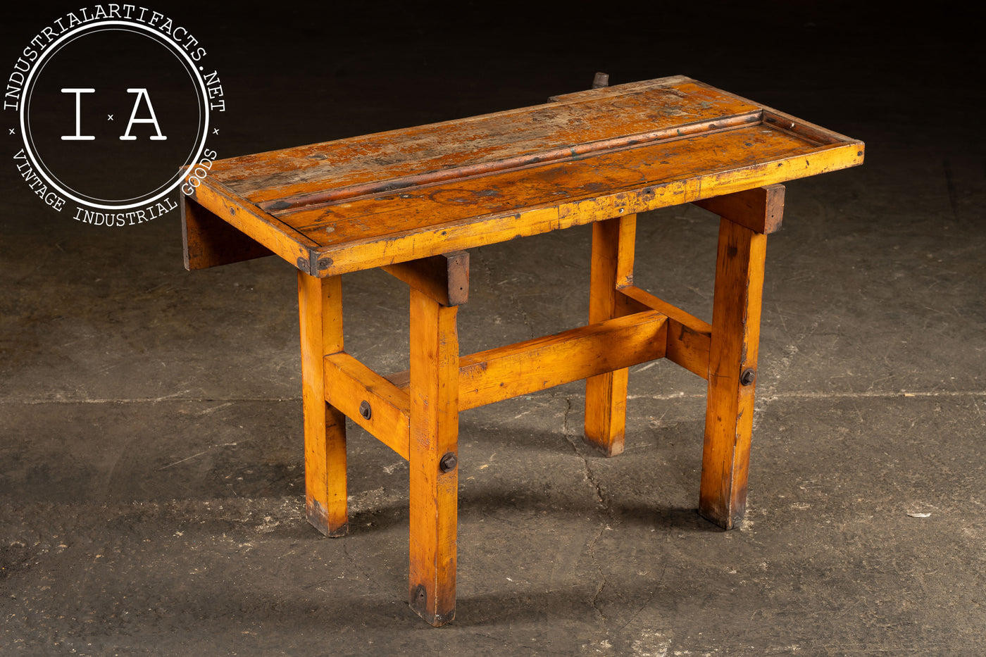 Early 20th Century Maple Workbench