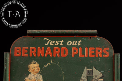 Antique Bernard Pliers Countertop Point-of-Sale Display
