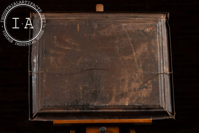 Early 20th Century "Modern Maccabee Temple" Self-Framed Tin Litho Sign