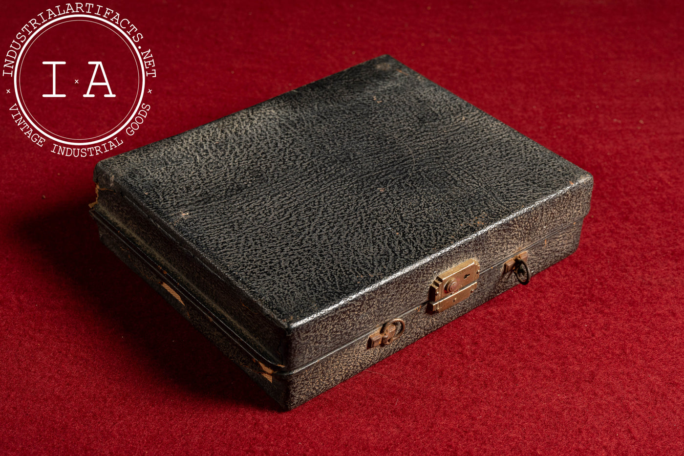 c. 1930s Art Deco 9-Piece Vanity Kit in Travel Case